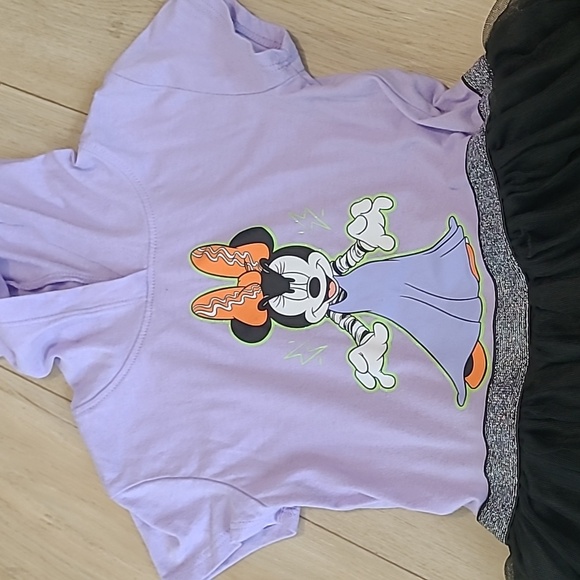 Disney Purple and Black Minnie Mouse Costume XS(4-5) - Picture 2 of 4